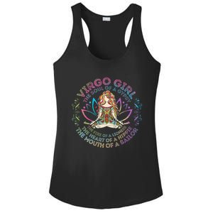 Virgo Girl The Soul Of A Gypsy Birthday Hippie Soul Ladies PosiCharge Competitor Racerback Tank