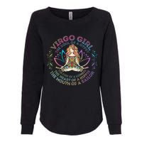 Virgo Girl The Soul Of A Gypsy Birthday Hippie Soul Womens California Wash Sweatshirt