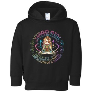 Virgo Girl The Soul Of A Gypsy Birthday Hippie Soul Toddler Hoodie