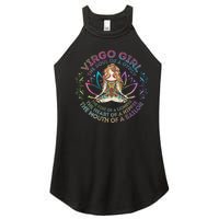 Virgo Girl The Soul Of A Gypsy Birthday Hippie Soul Women's Perfect Tri Rocker Tank