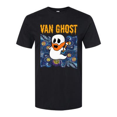 Van Ghost Teacher Halloween Van Gogh Starry Night Softstyle® CVC T-Shirt