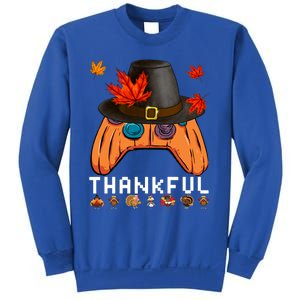 Video Game Thanksgiving Pumpkin Gamer Thankful Autumn Gaming Gift Sweatshirt