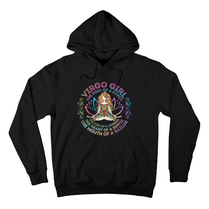 Virgo Girl The Soul Of A Gypsy Birthday Hippie Soul Hoodie