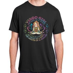 Virgo Girl The Soul Of A Gypsy Birthday Hippie Soul Adult ChromaSoft Performance T-Shirt