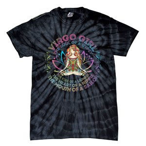 Virgo Girl The Soul Of A Gypsy Birthday Hippie Soul Tie-Dye T-Shirt