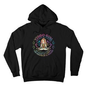 Virgo Girl The Soul Of A Gypsy Birthday Hippie Soul Tall Hoodie