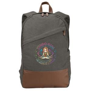 Virgo Girl The Soul Of A Gypsy Birthday Hippie Soul Cotton Canvas Backpack