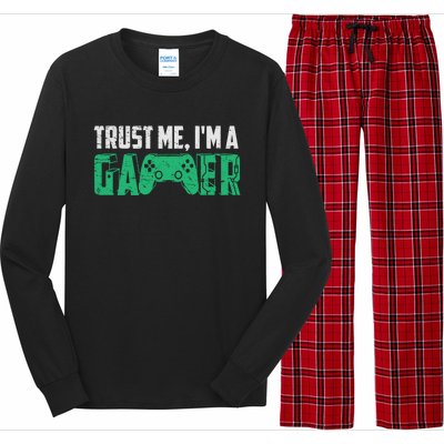 Video Games Trust Me Im A Game Cute Gift Long Sleeve Pajama Set