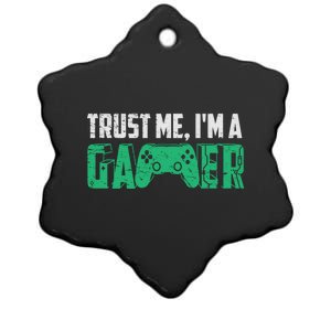 Video Games Trust Me Im A Game Cute Gift Ceramic Star Ornament