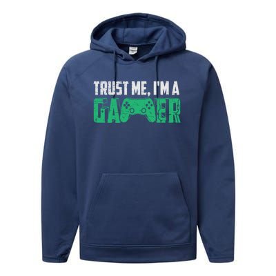 Video Games Trust Me Im A Game Cute Gift Performance Fleece Hoodie