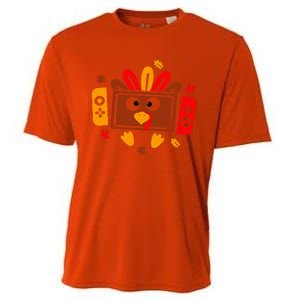 Video Games Thanksgiving Turkey Gamer Gaming Cooling Performance Crew T-Shirt