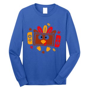 Video Games Thanksgiving Turkey Gamer Gaming Long Sleeve Shirt