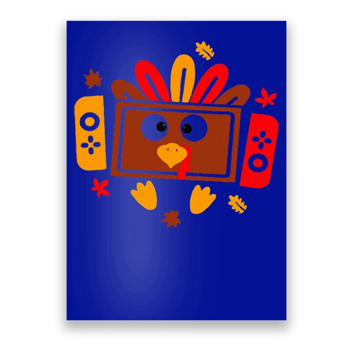 Video Games Thanksgiving Turkey Gamer Gaming Poster