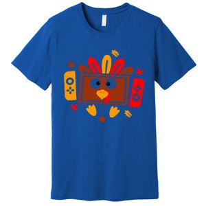 Video Games Thanksgiving Turkey Gamer Gaming Premium T-Shirt