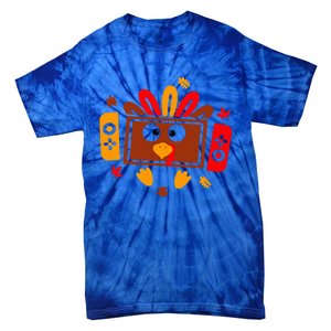 Video Games Thanksgiving Turkey Gamer Gaming Tie-Dye T-Shirt