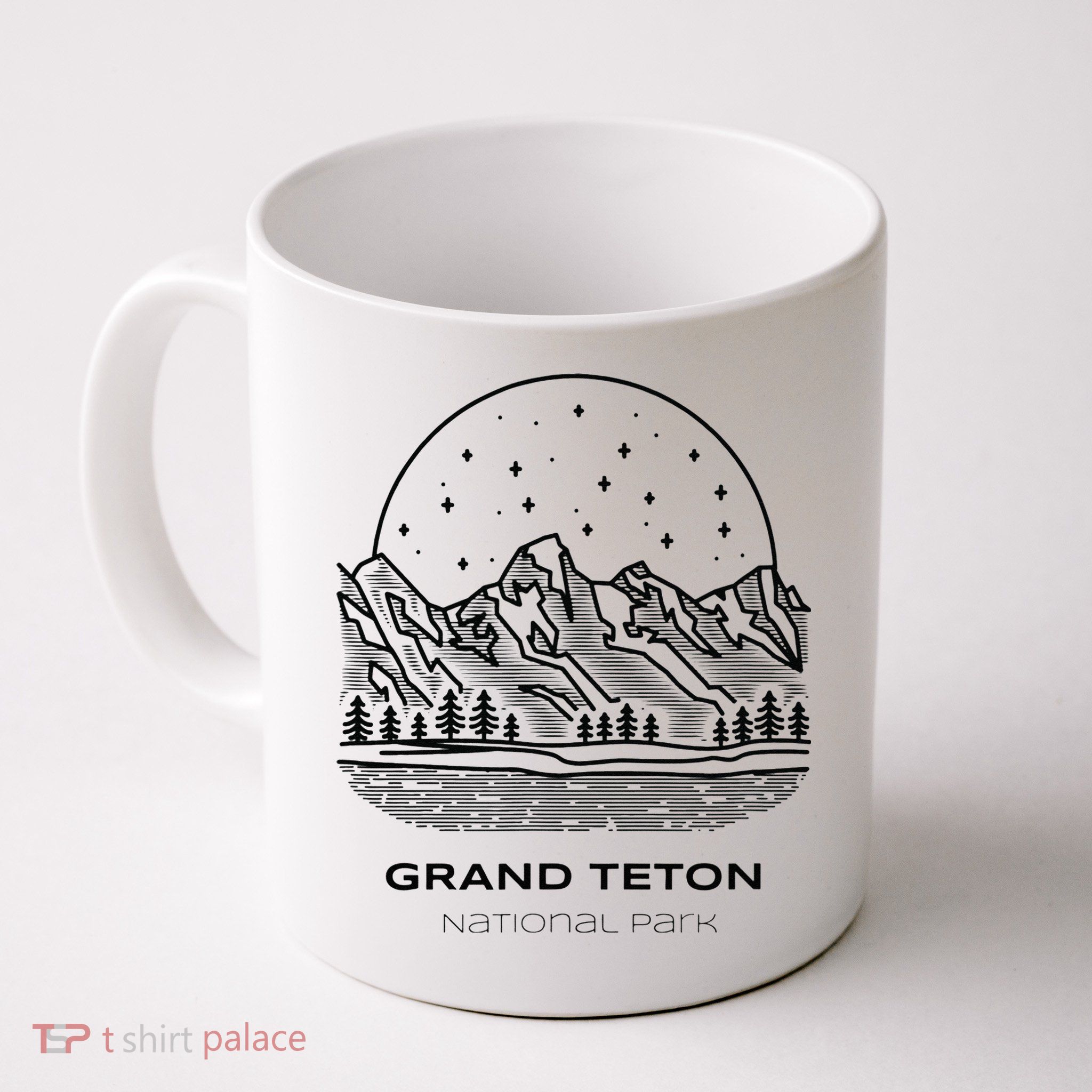 Vintage Grand Teton National Park Hike Mug