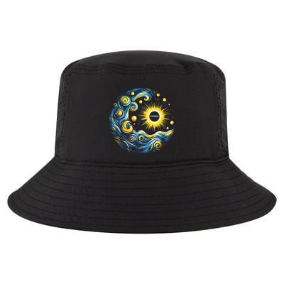 Van Gogh Total Solar Eclipse April 8th 2024 Trending Now Cool Comfort Performance Bucket Hat