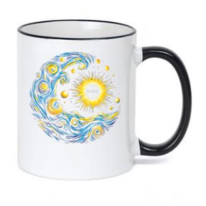 Van Gogh Total Solar Eclipse April 8th 2024 Trending Now 11oz Black Color Changing Mug