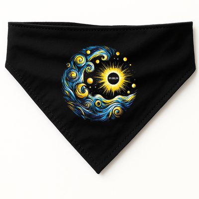 Van Gogh Total Solar Eclipse April 8th 2024 Trending Now USA-Made Doggie Bandana