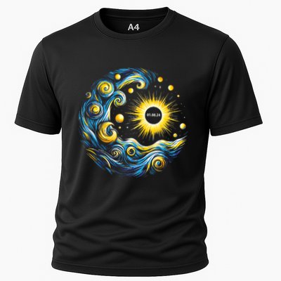 Van Gogh Total Solar Eclipse April 8th 2024 Trending Now Performance Shirt