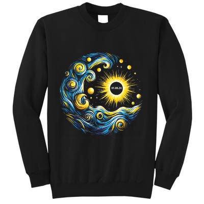 Van Gogh Total Solar Eclipse April 8th 2024 Trending Now Sweatshirt