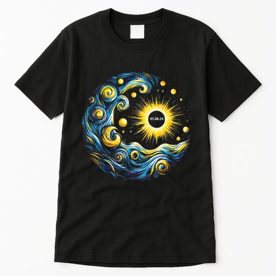 Van Gogh Total Solar Eclipse April 8th 2024 Trending Now Tall T-Shirt