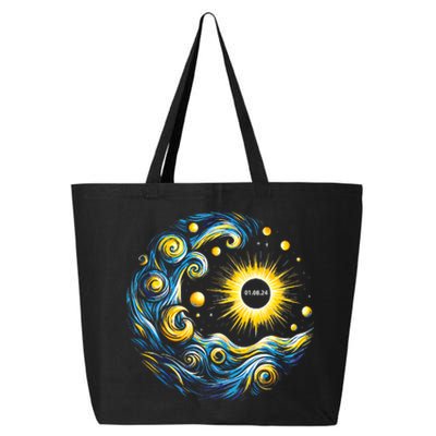 Van Gogh Total Solar Eclipse April 8th 2024 Trending Now 25L Jumbo Tote