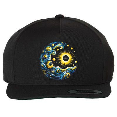 Van Gogh Total Solar Eclipse April 8th 2024 Trending Now Wool Snapback Cap