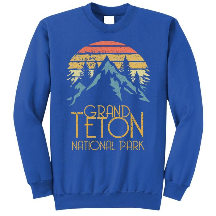 Vintage Grand Teton National Park Wyoming Retro Sweagift Sweatshirt