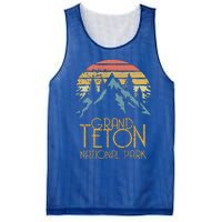 Vintage Grand Teton National Park Wyoming Retro Sweagift Mesh Reversible Basketball Jersey Tank