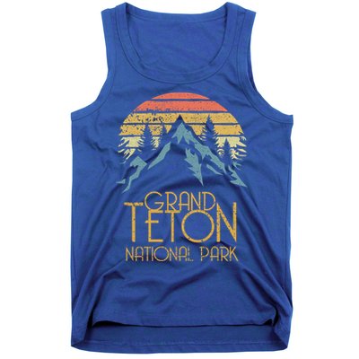 Vintage Grand Teton National Park Wyoming Retro Sweagift Tank Top