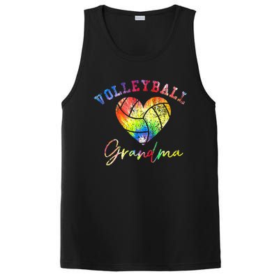 Volleyball Grandma Tie Dye PosiCharge Competitor Tank