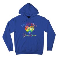 Volleyball Grandma Tie Dye Hoodie