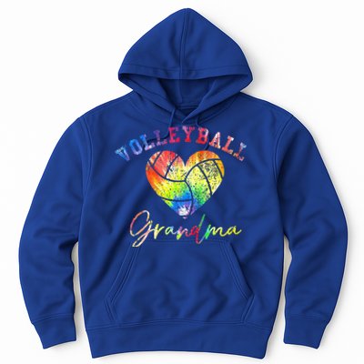 Volleyball Grandma Tie Dye Hoodie