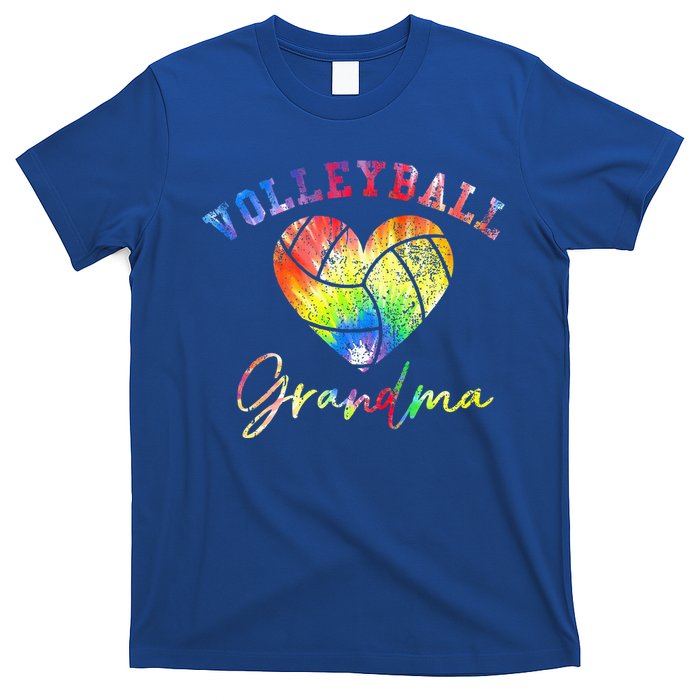 Volleyball Grandma Tie Dye T-Shirt