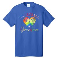 Volleyball Grandma Tie Dye Tall T-Shirt