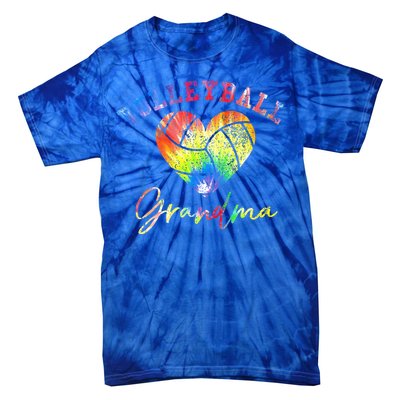 Volleyball Grandma Tie Dye Tie-Dye T-Shirt