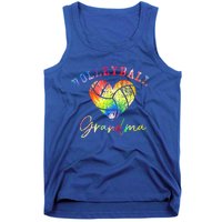 Volleyball Grandma Tie Dye Tank Top