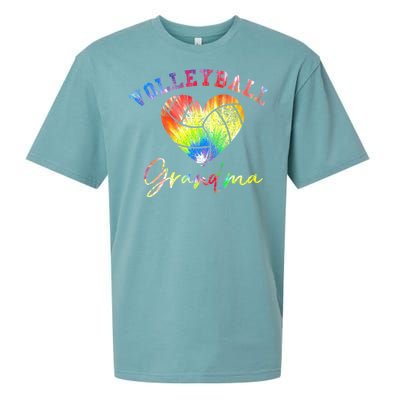 Volleyball Grandma Tie Dye Sueded Cloud Jersey T-Shirt