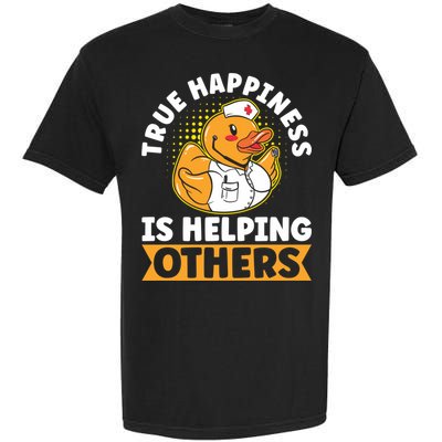 Volunteer Group True Happiness Is Helping Others Volunteers Gift Garment-Dyed Heavyweight T-Shirt