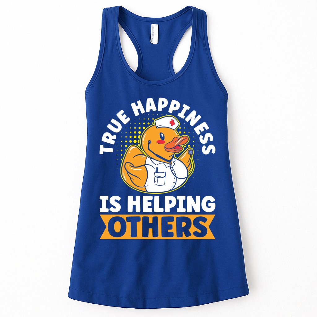 Volunteer Group True Happiness Is Helping Others Volunteers Gift Womens Tank Top