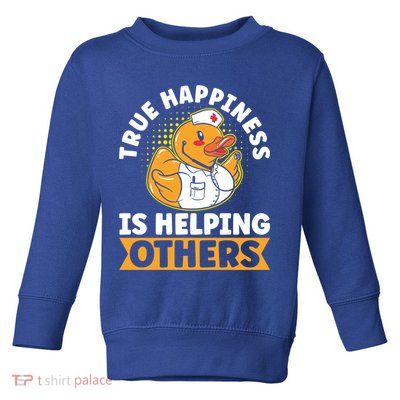 Volunteer Group True Happiness Is Helping Others Volunteers Gift Toddler Sweatshirt