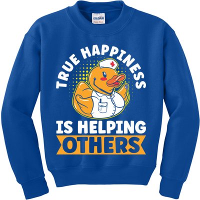 Volunteer Group True Happiness Is Helping Others Volunteers Gift Kids Sweatshirt