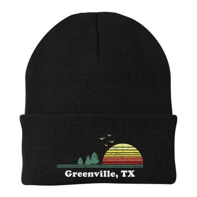 Vintage Greenville Texas Home Souvenir Print Beanie
