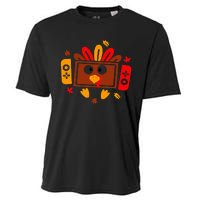 Video Games Thanksgiving Turkey Gamer Gaming Cooling Performance Crew T-Shirt