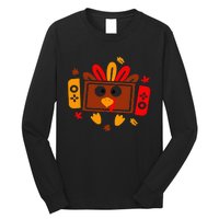 Video Games Thanksgiving Turkey Gamer Gaming Long Sleeve Shirt