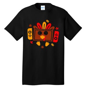 Video Games Thanksgiving Turkey Gamer Gaming Tall T-Shirt