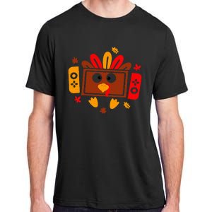 Video Games Thanksgiving Turkey Gamer Gaming Adult ChromaSoft Performance T-Shirt