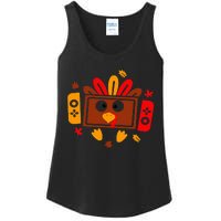 Video Games Thanksgiving Turkey Gamer Gaming Ladies Essential Tank