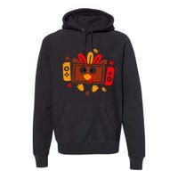 Video Games Thanksgiving Turkey Gamer Gaming Premium Hoodie